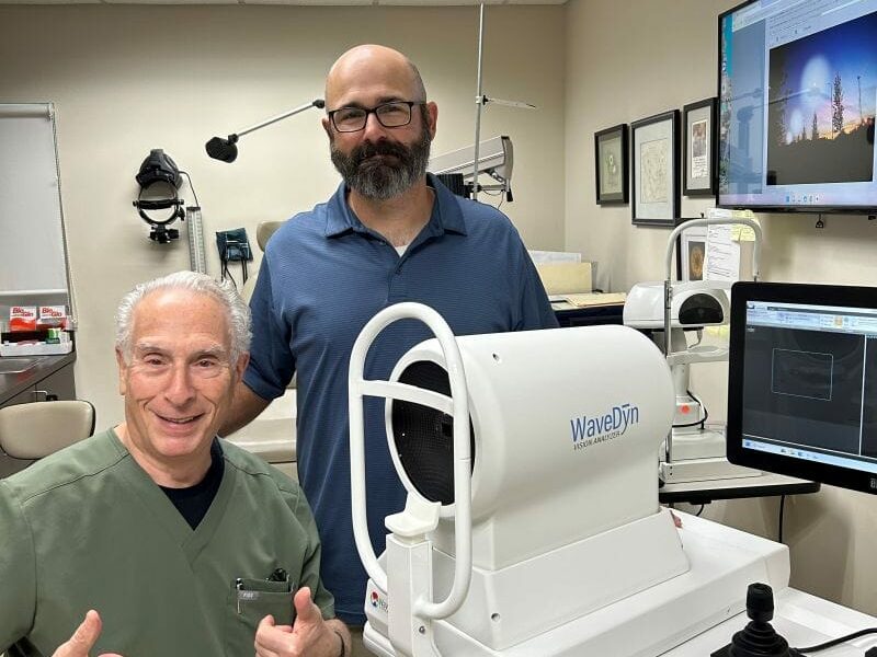 WaveDyn Vision Analyzer used for advanced scleral lens evaluation